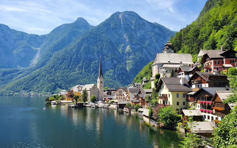 Austria: widok na popularne miejsce w kraju