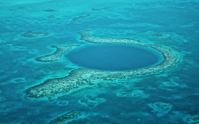 Belize: widok na popularne miejsce w kraju