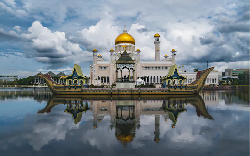 Brunei: widok na popularne miejsce w kraju