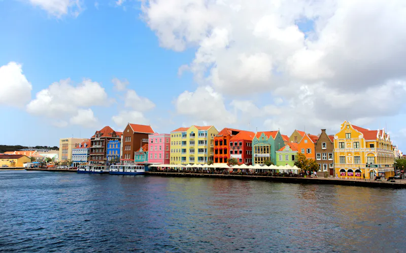 Curaçao: widok na popularne miejsce w kraju