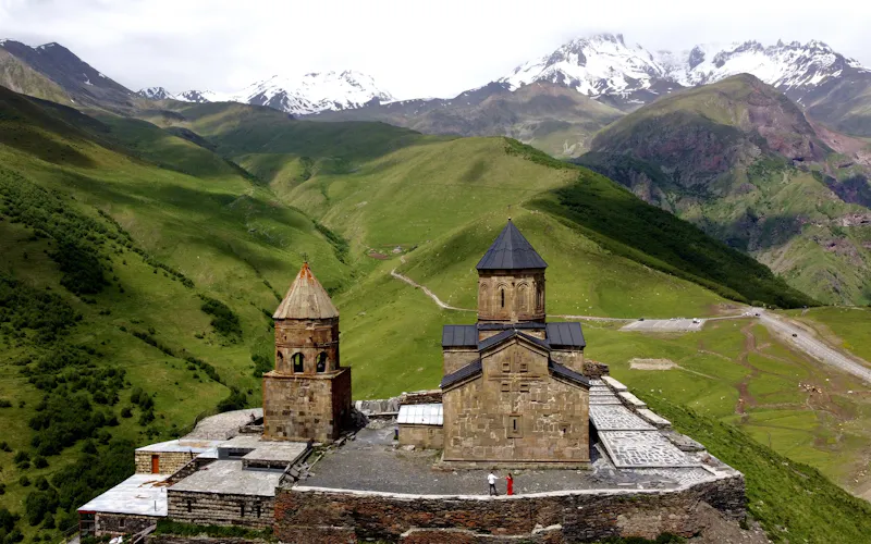 Gruzja: widok na popularne miejsce w kraju