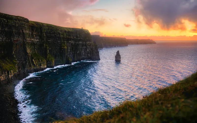 Irlandia: widok na popularne miejsce w kraju