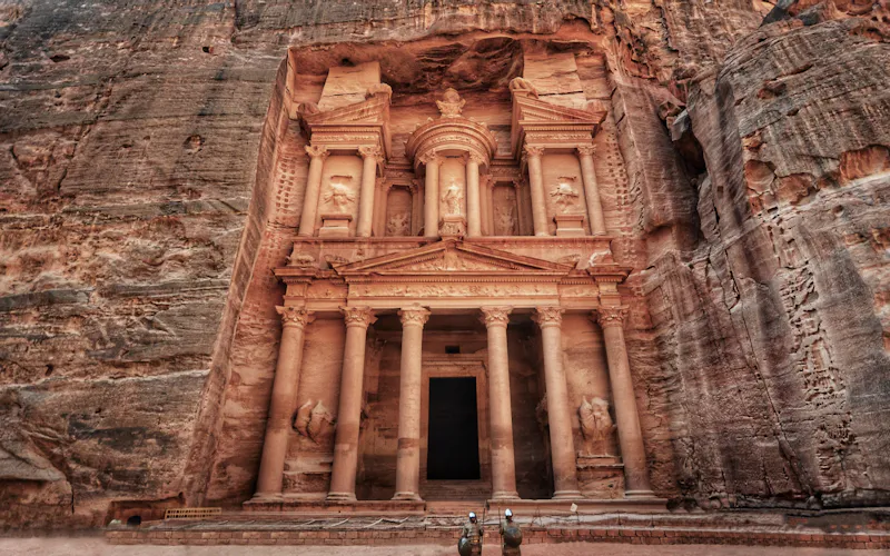 Jordania: widok na popularne miejsce w kraju