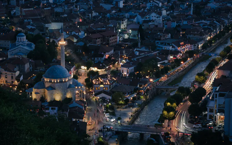 Kosowo: widok na popularne miejsce w kraju