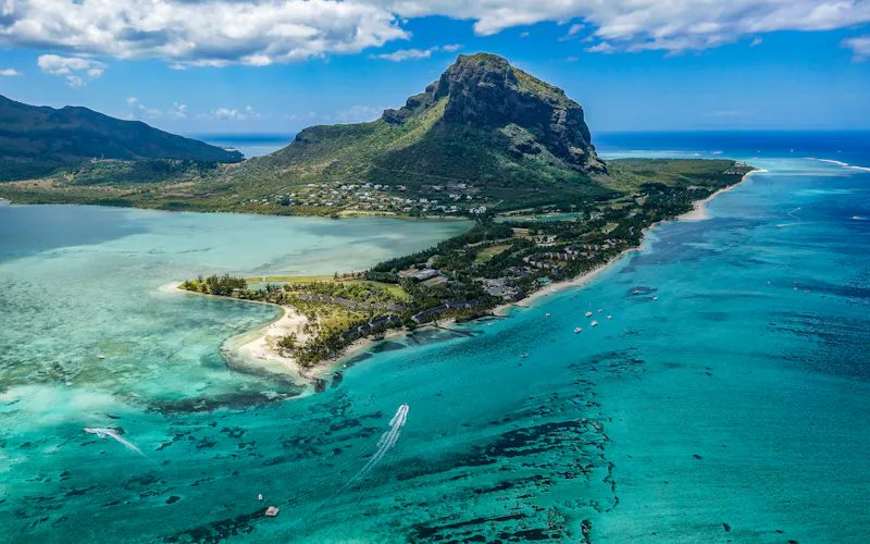 Mauritius: widok na popularne miejsce w kraju
