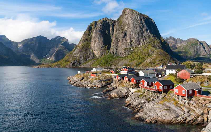 Norwegia: widok na popularne miejsce w kraju