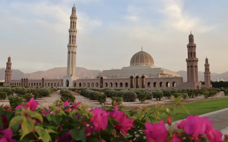 Oman: widok na popularne miejsce w kraju