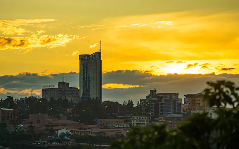 Rwanda: widok na popularne miejsce w kraju
