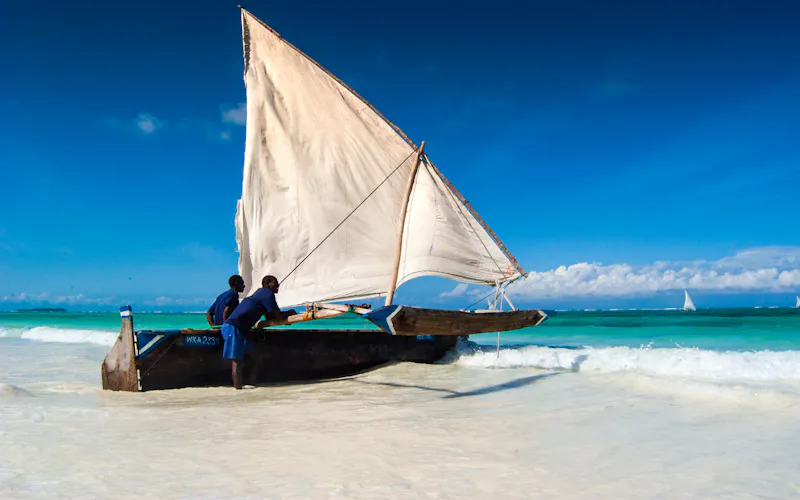 Tanzania (Zanzibar): widok na popularne miejsce w kraju