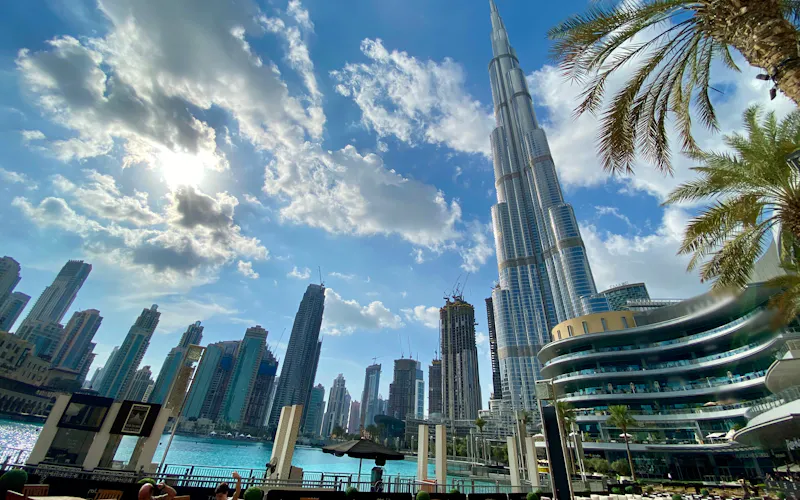 ZEA (Dubaj): widok na popularne miejsce w kraju